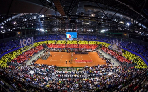 BT Arena transformată pentru turneul Transylania Open WTA250